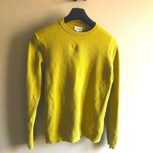 Frank & Oak waffle crewneck long sleeve tee